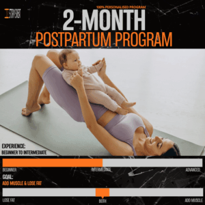 Postpartum Fitness Plan for New Moms | Safe Weight Loss, Core Recovery & Nutrition Support